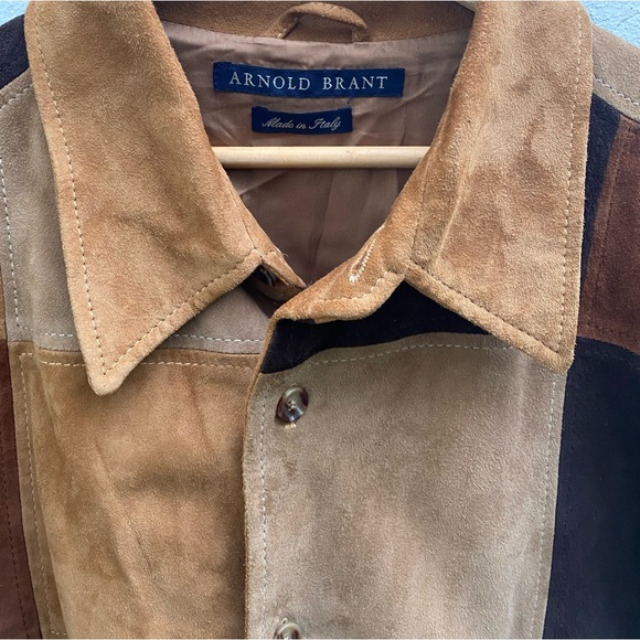 Vintage Arnold Brant Men”s Suede Patch Shirt Jacket Size M- 10/10 Condit… - Picture 10 of 13